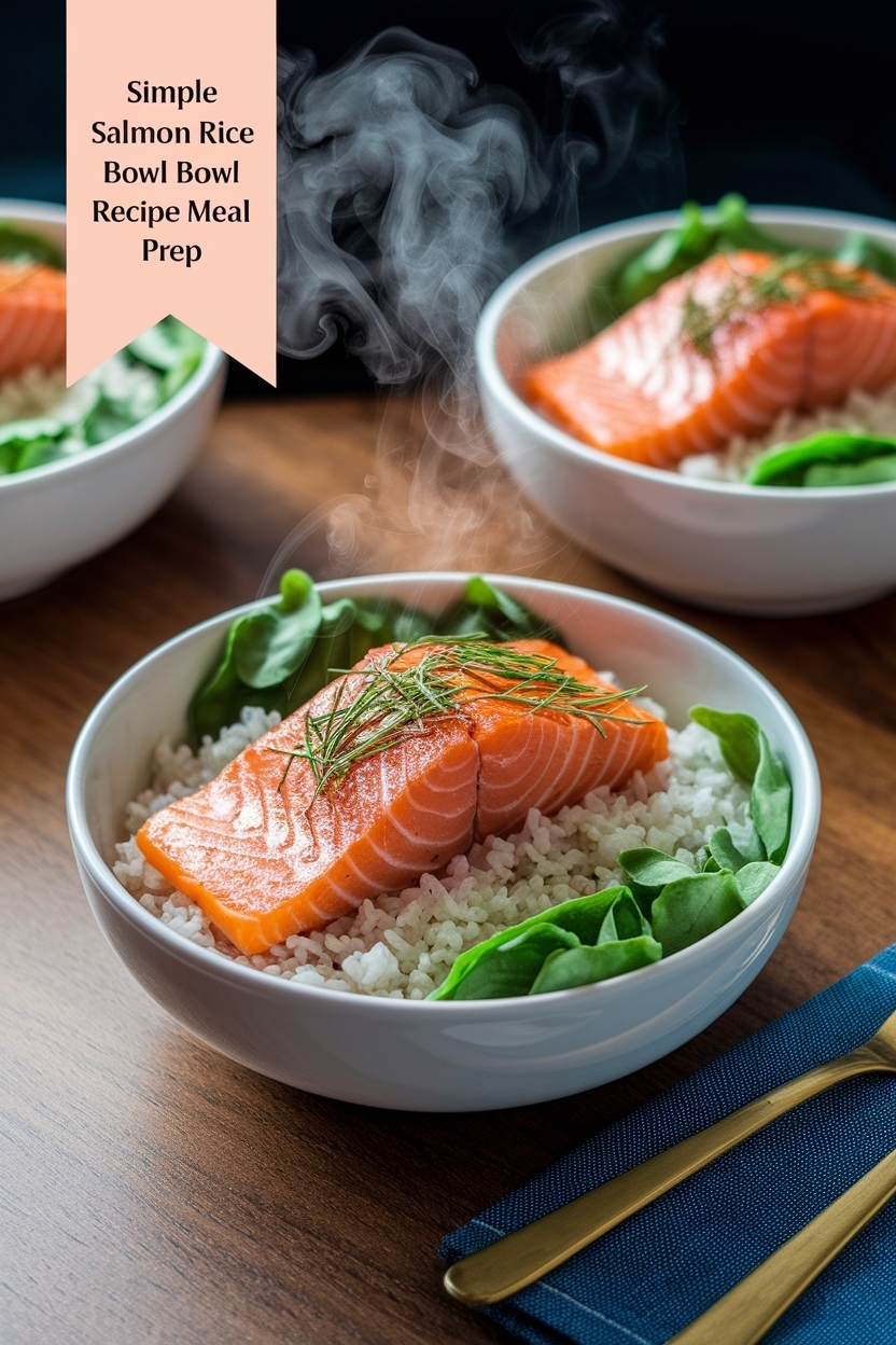 salmon rice bowl recipe meal prep