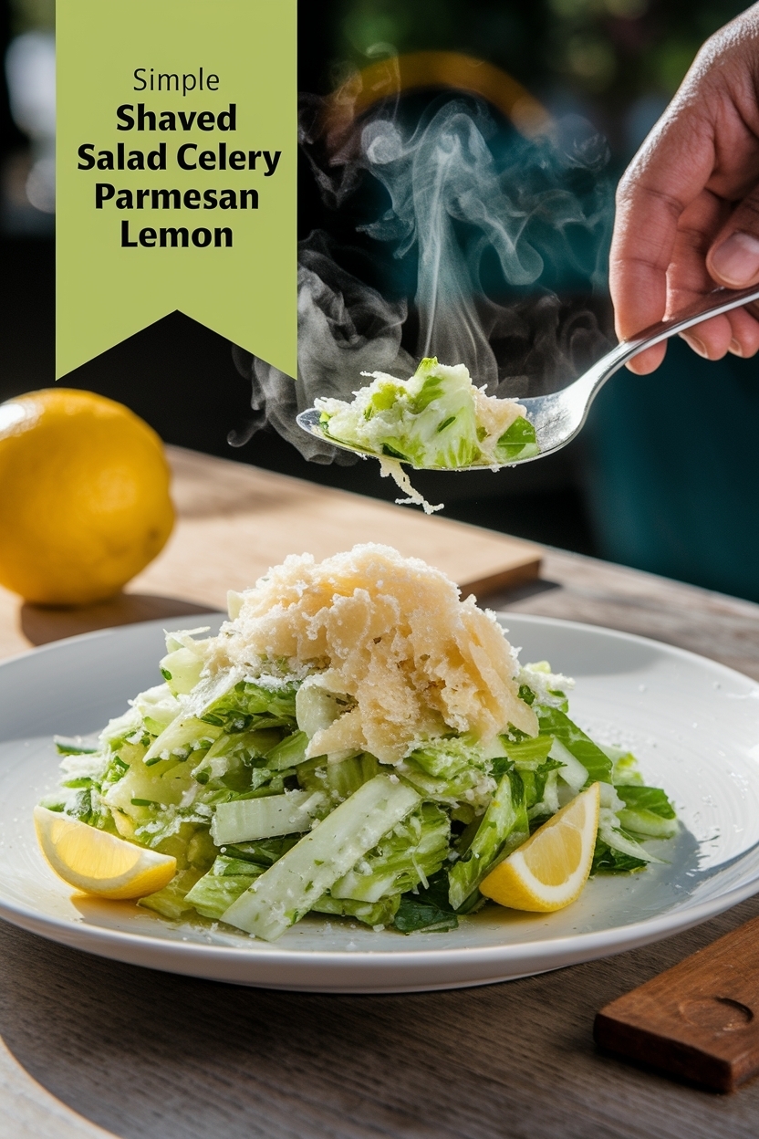 shaved celery salad parmesan lemon