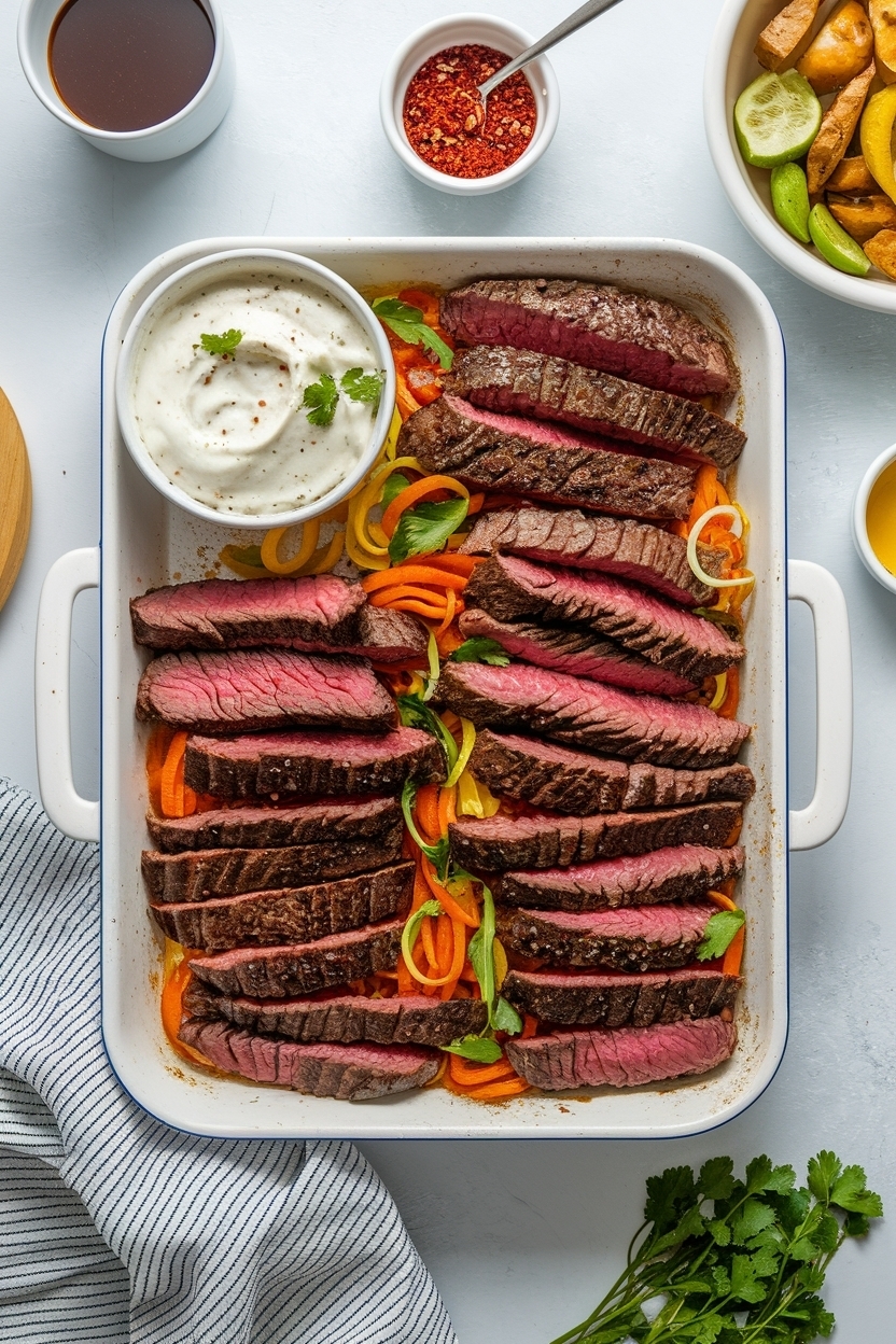 sheet pan steak fajitas recipe easy