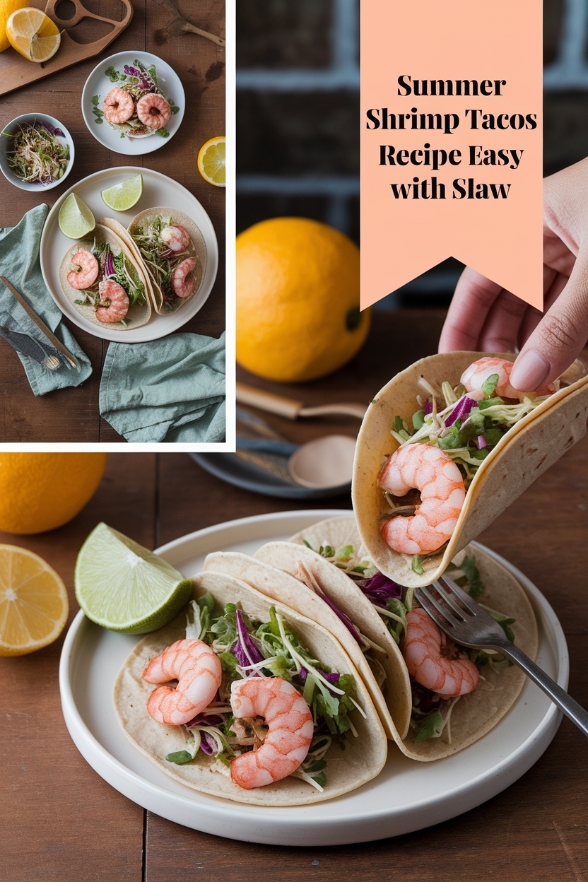 shrimp tacos recipe easy with slaw