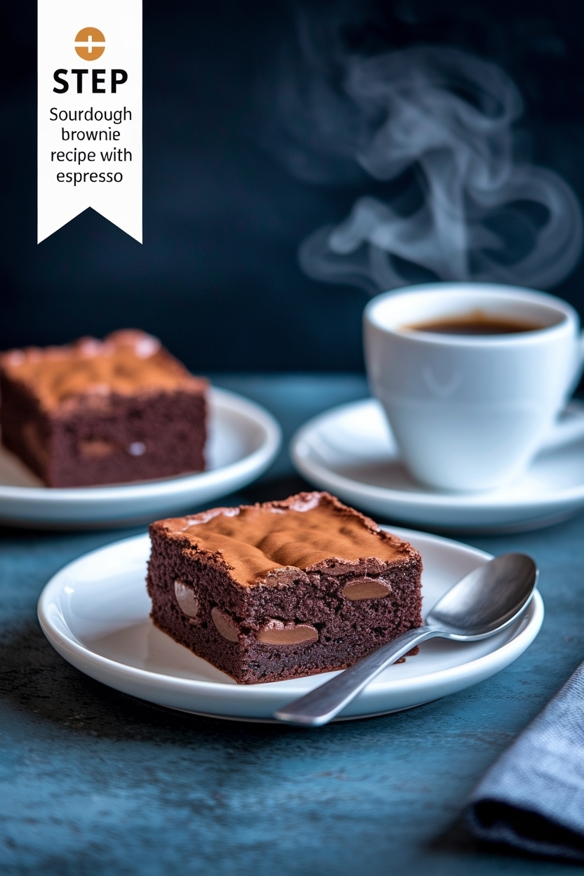 sourdough brownie recipe with espresso