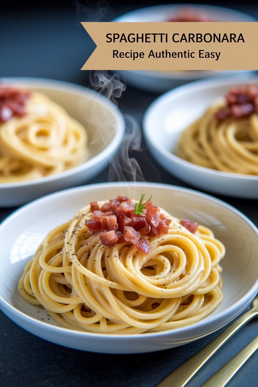 spaghetti carbonara recipe authentic easy
