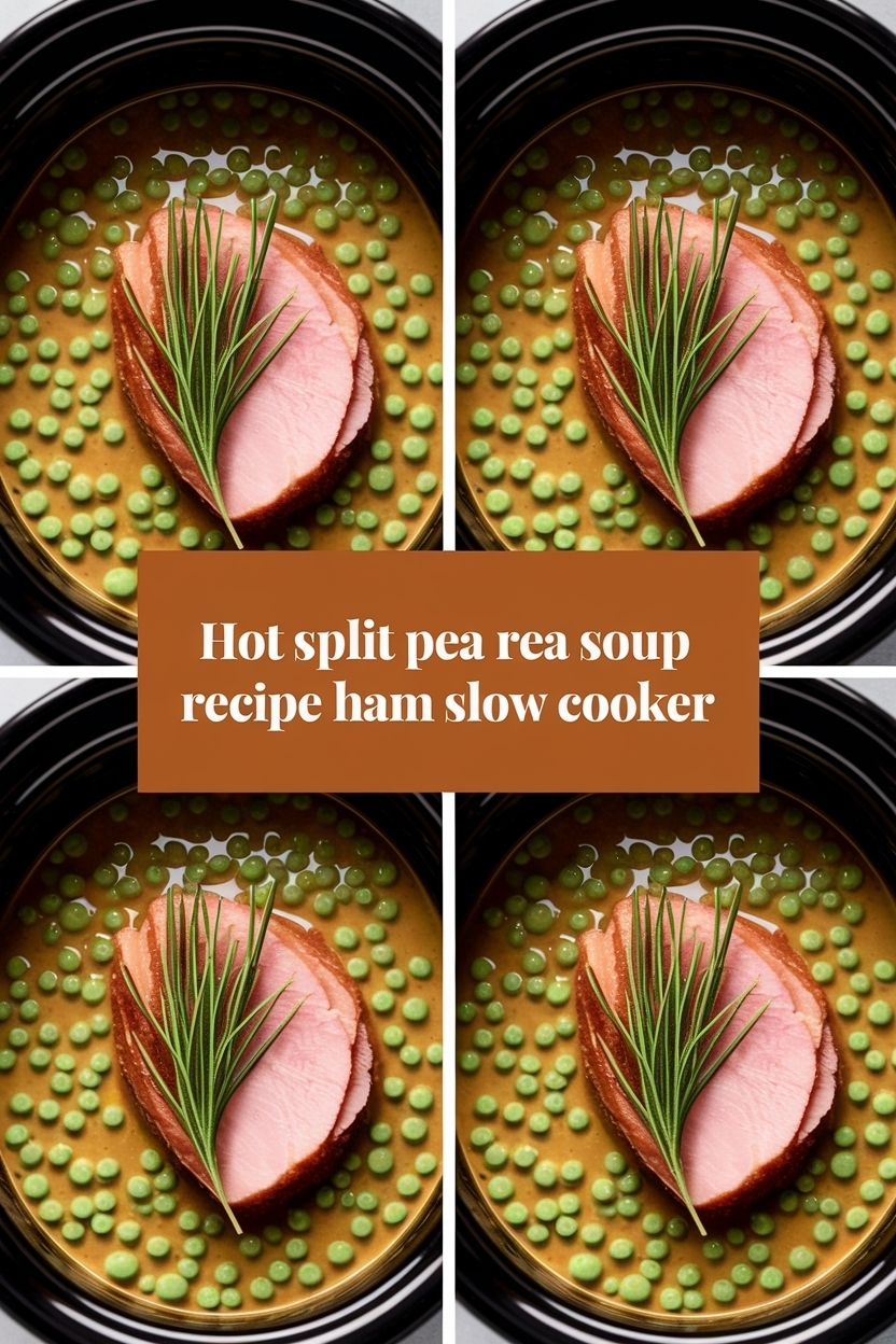 split pea soup recipe ham slow cooker
