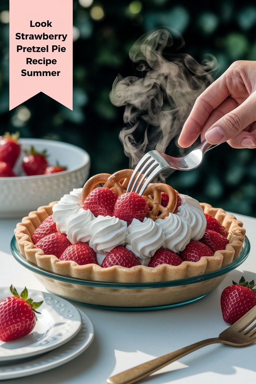 strawberry pretzel pie recipe summer