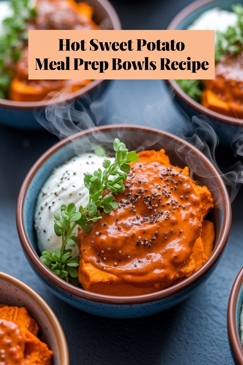 sweet potato meal prep bowls recipe
