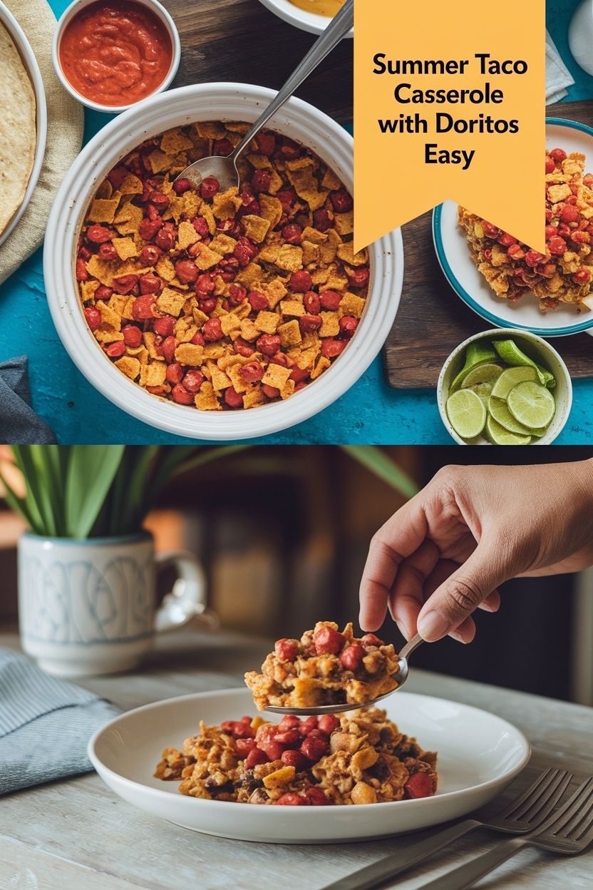 taco casserole recipe with doritos easy