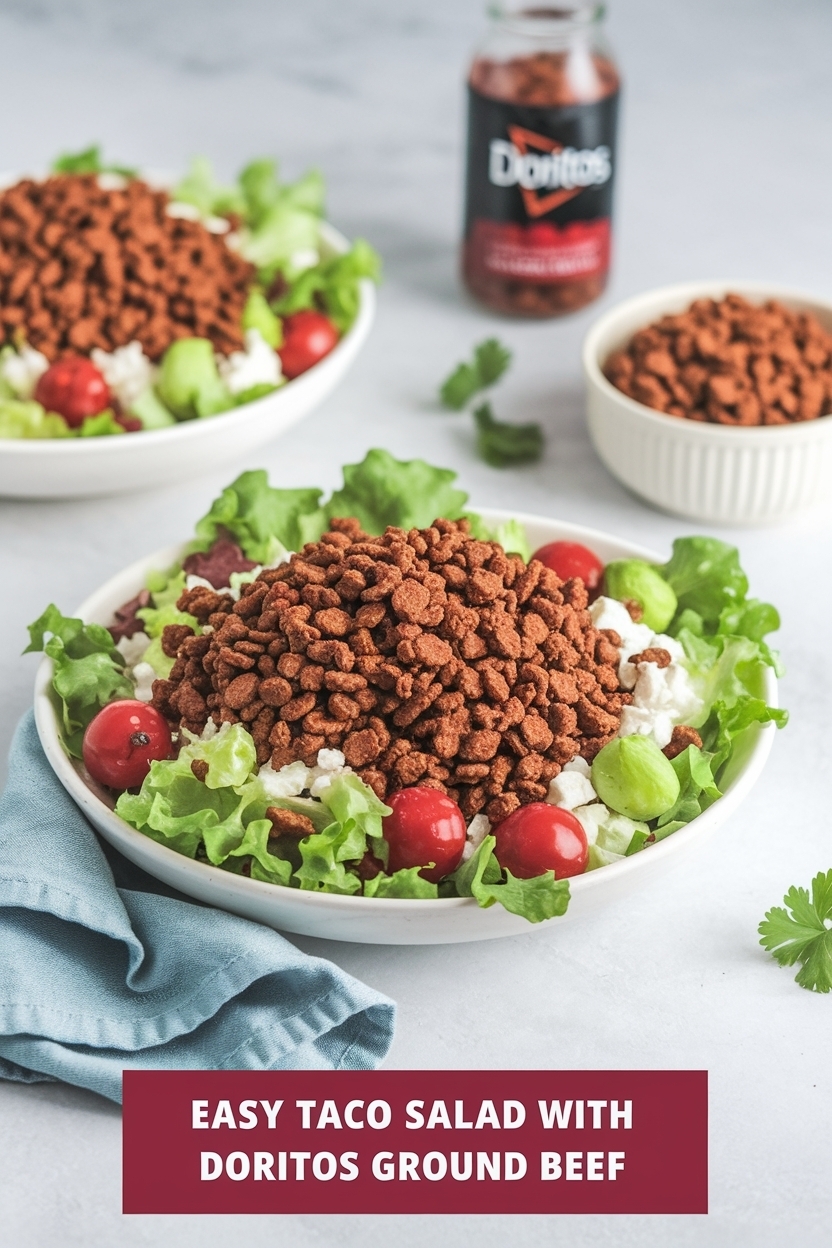 taco salad with doritos ground beef