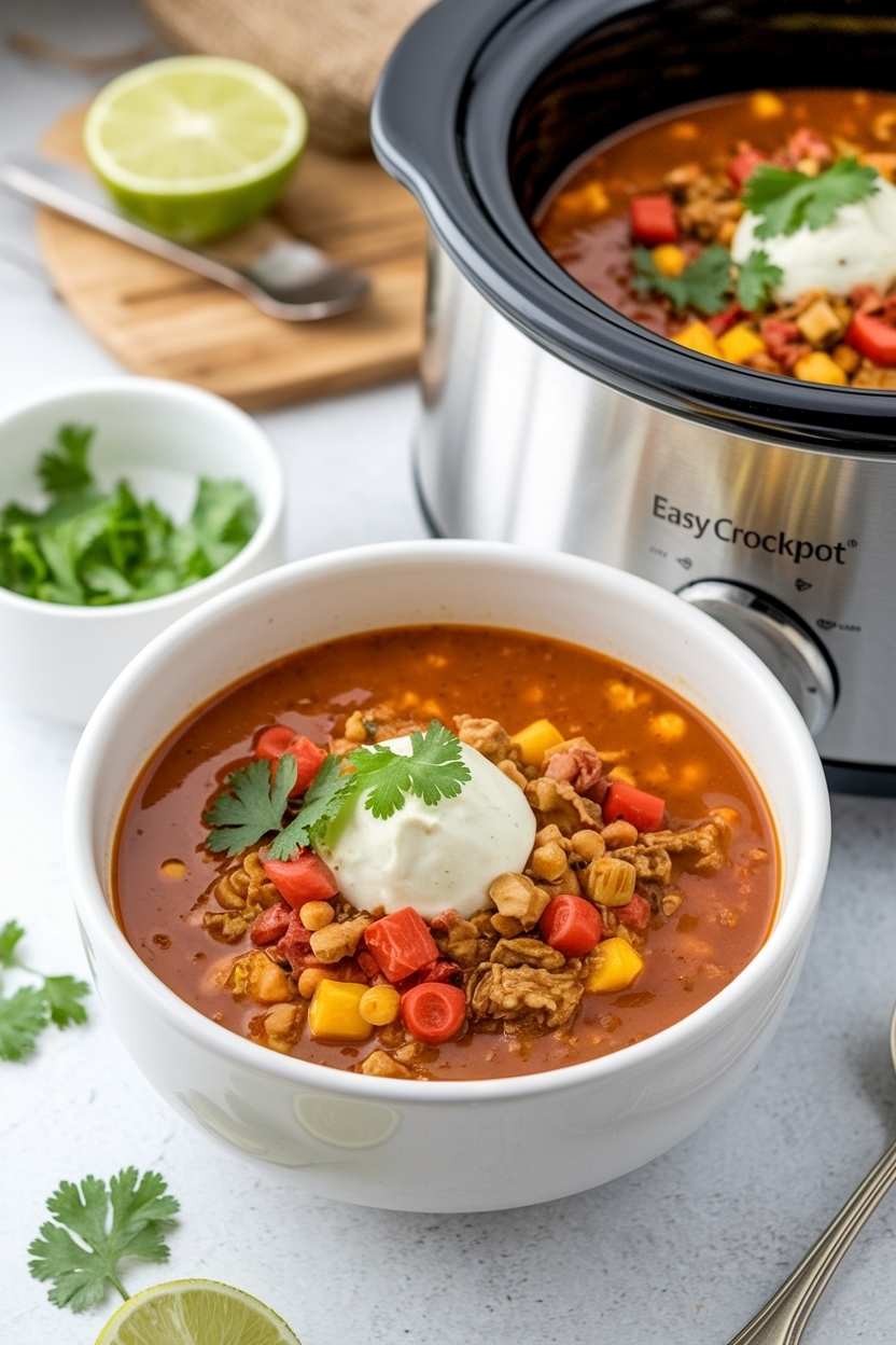 taco soup recipe easy crockpot