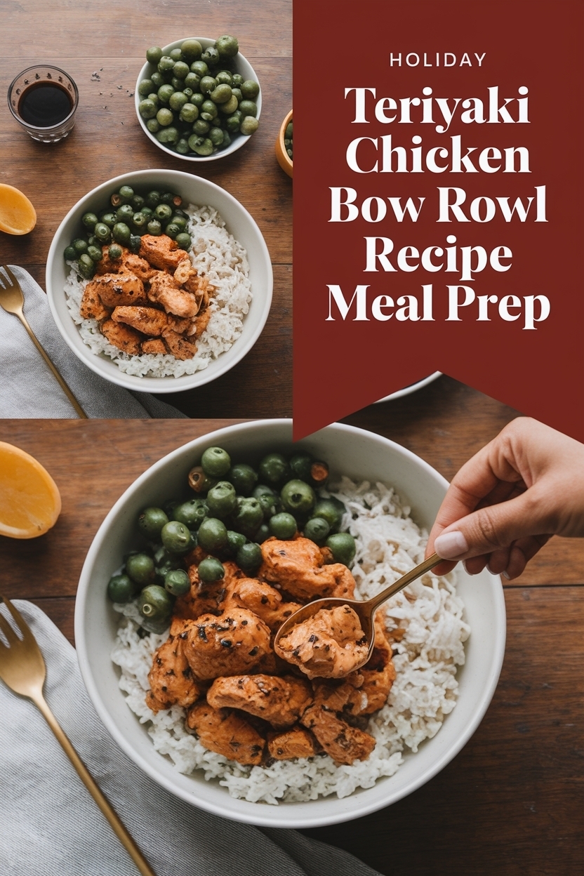teriyaki chicken bowl recipe meal prep