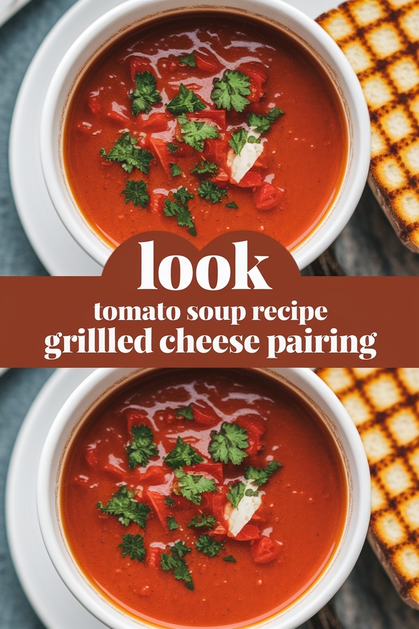 tomato soup recipe grilled cheese pairing