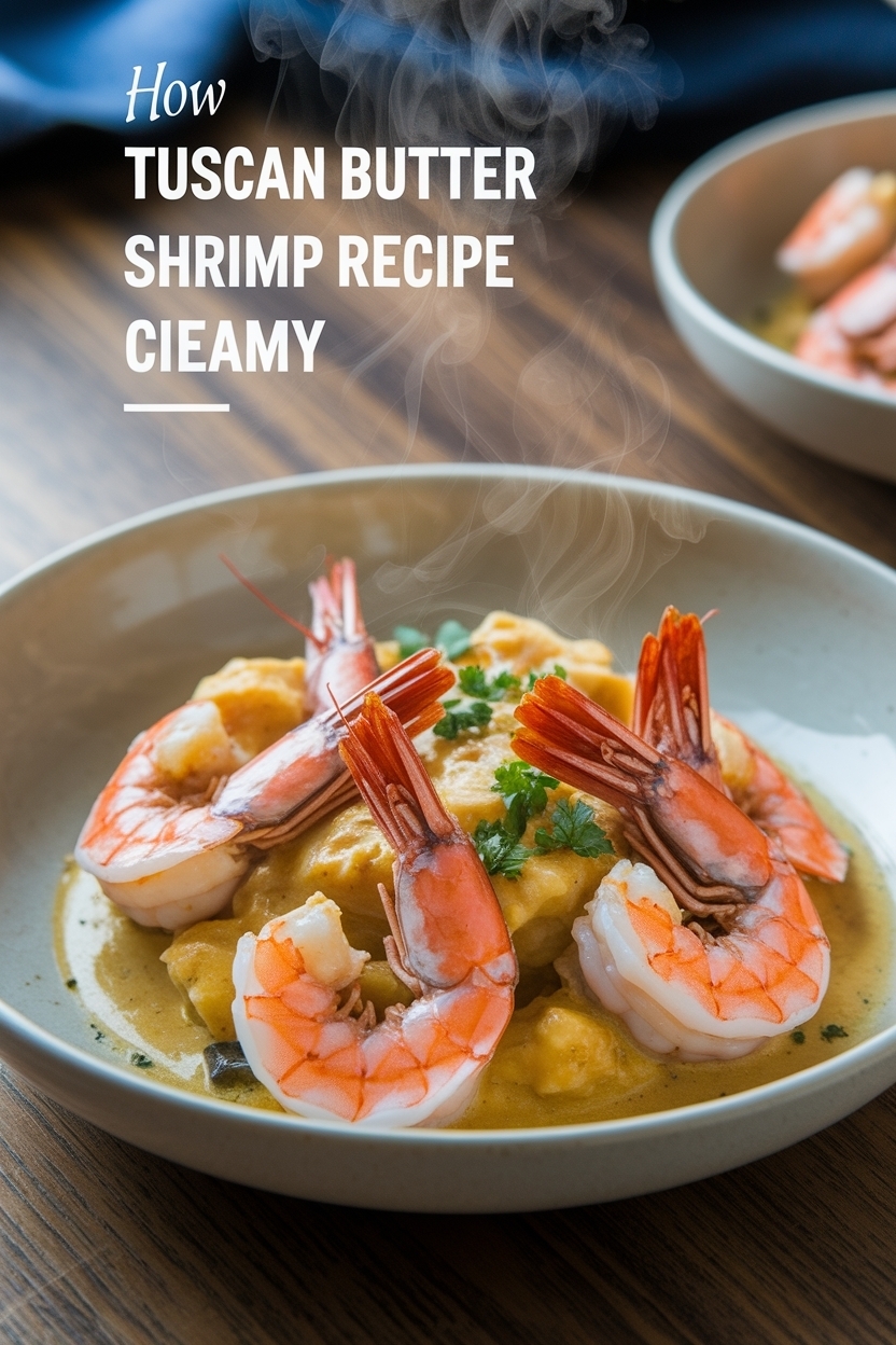 tuscan butter shrimp recipe creamy