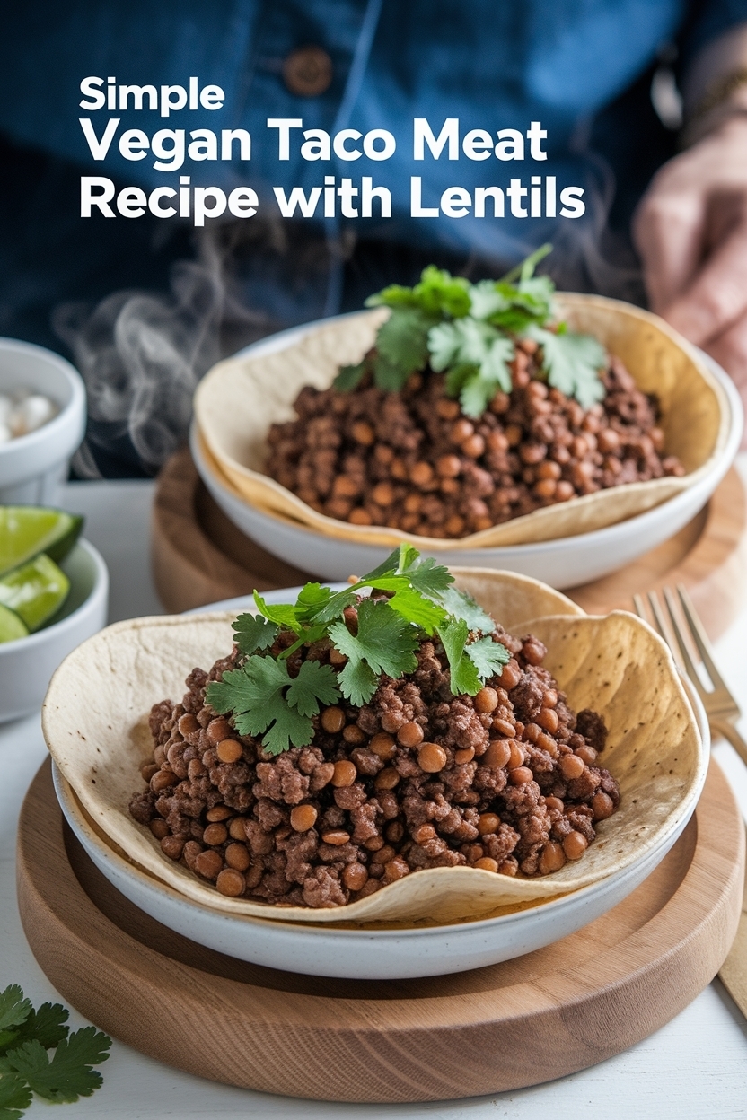 vegan taco meat recipe with lentils