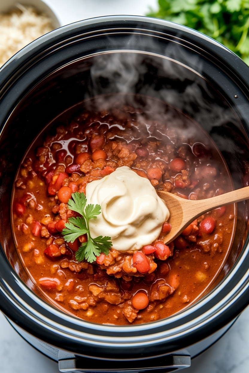 vegetarian chili recipe slow cooker