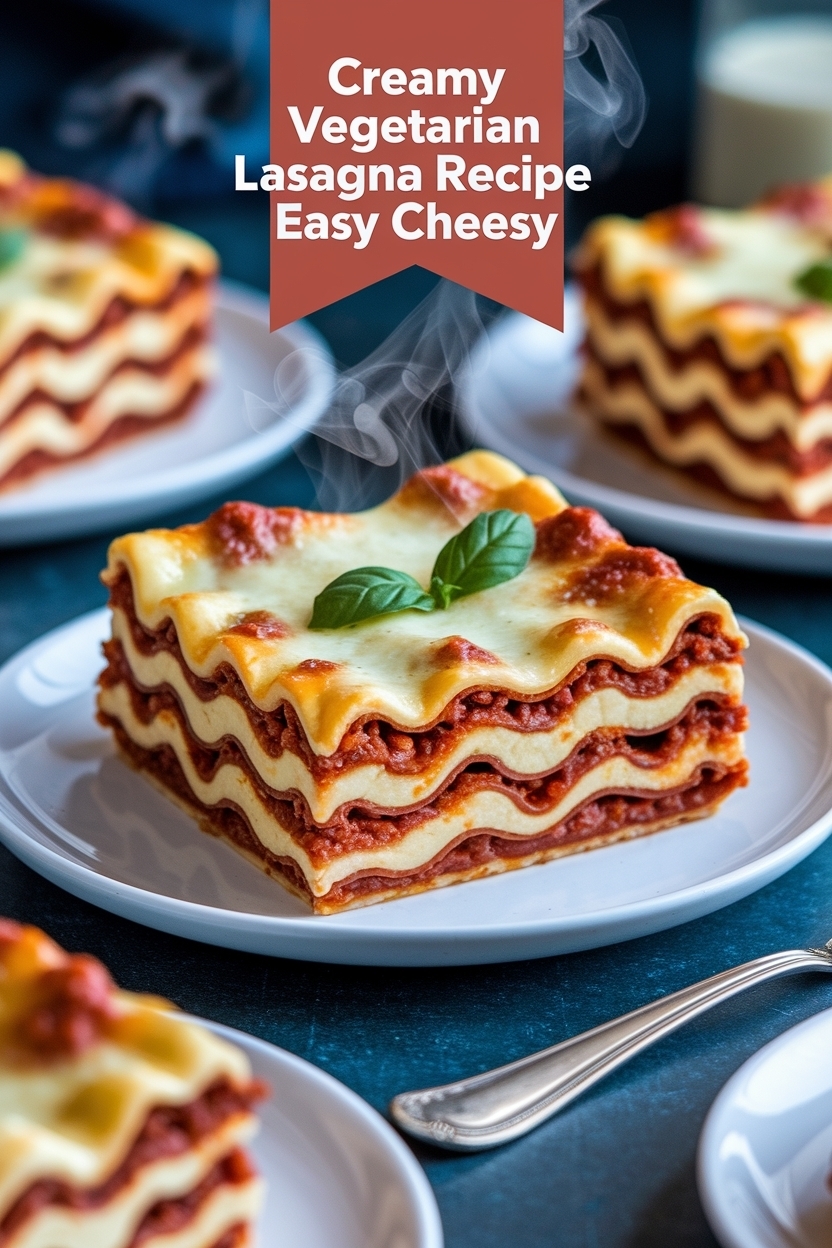 vegetarian lasagna recipe easy cheesy