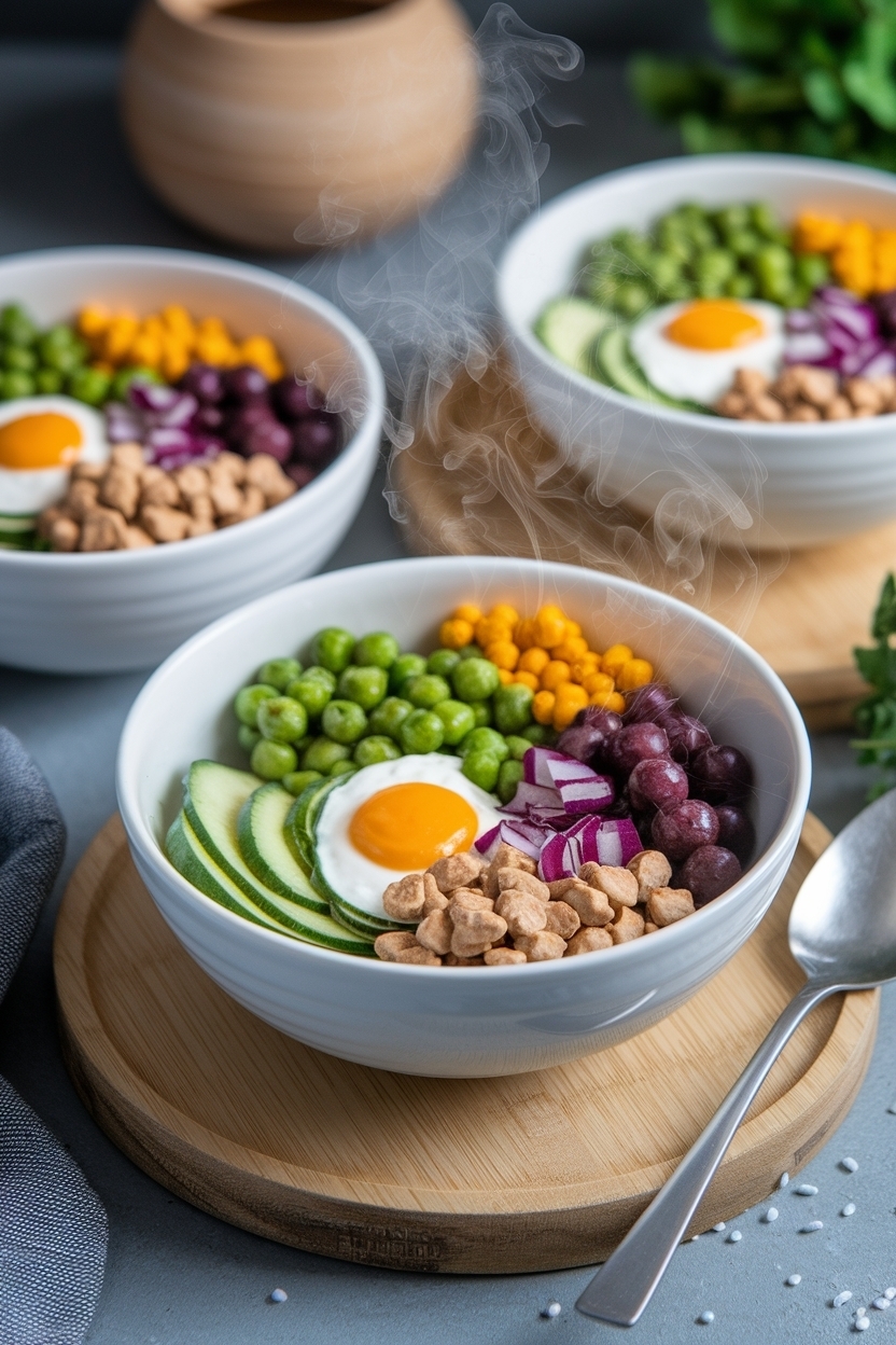 vegetarian meal prep bowls high protein