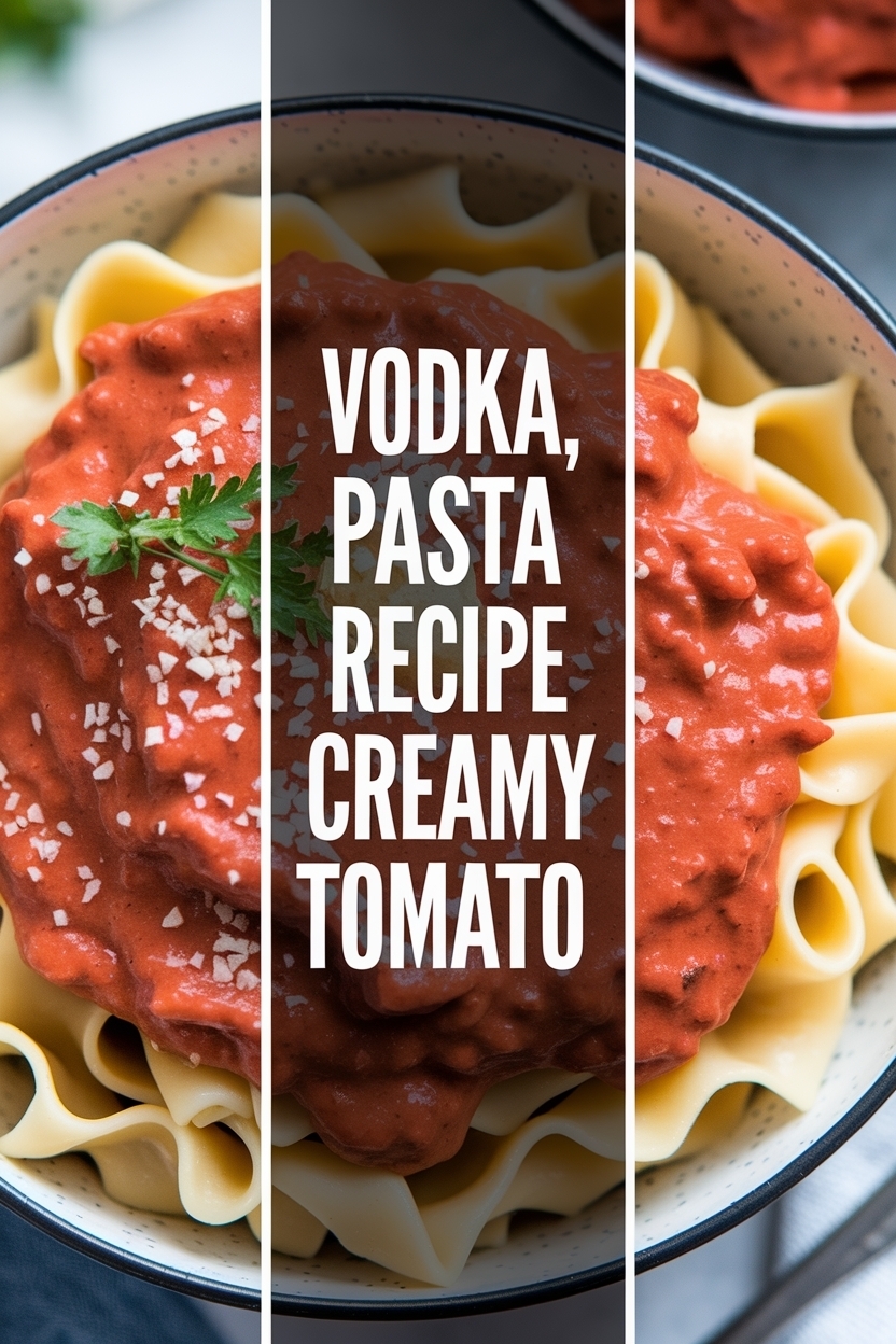 vodka pasta recipe creamy tomato