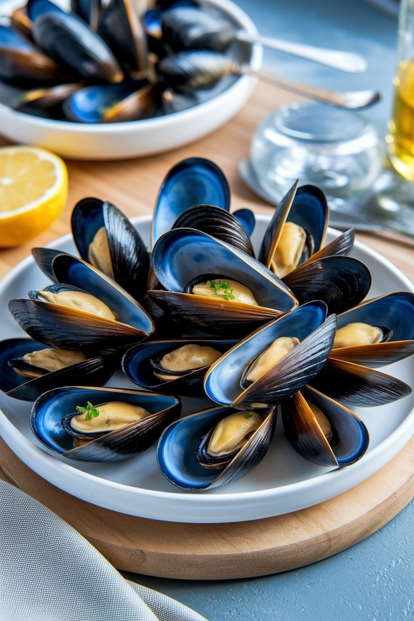 white wine mussels recipe garlic butter