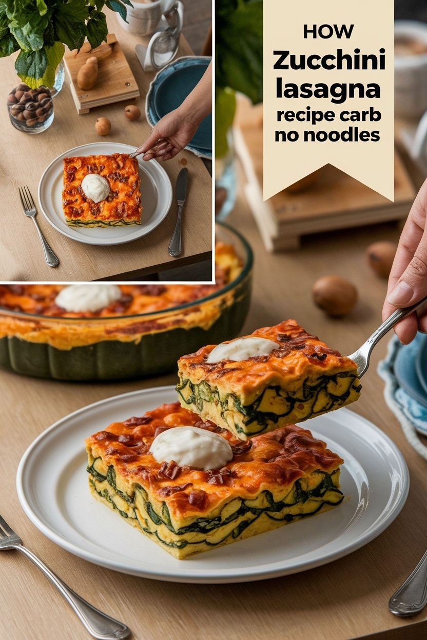 zucchini lasagna recipe low carb no noodles